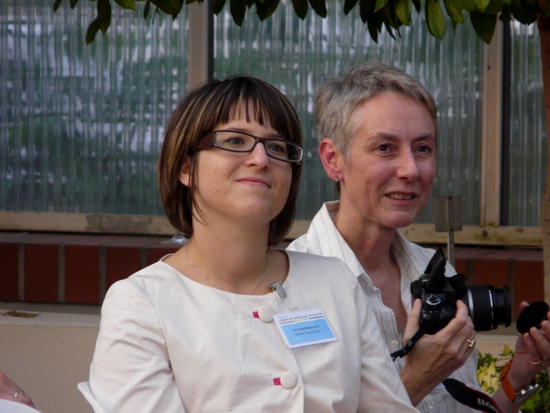 Konferenzteam: Veronika Mansmann und Dr. Hariet Hoffmann (rechts)