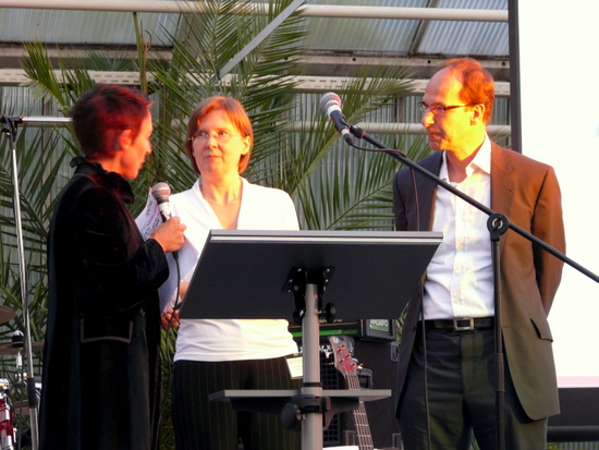 Gewinner Medida-Prix 2008: Prof Dr. Robert Weibel und Annette Thillosen (v.r.n.l.)